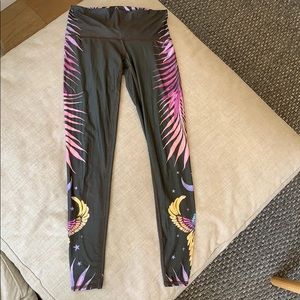 “Phoenix rising hot pant” leggings by Teeki